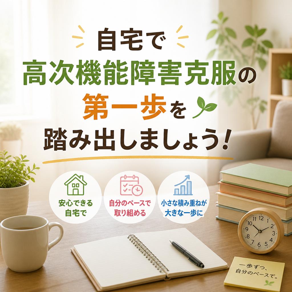 自宅で高次機能障害克服の第一歩を踏み出しましょう！