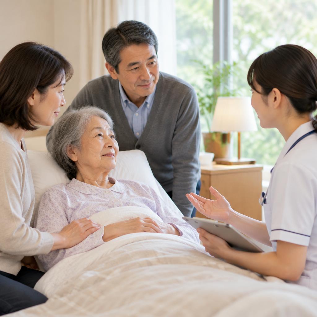 ご本人だけで抱えない。ご家族の安心も支える看護